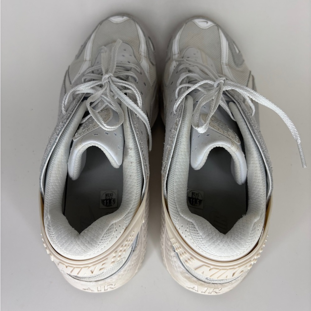 Nike Air Huarache Runner Summit White Platinum DZ3306-100 Mens Size 11.5 Shoes - Picture 7 of 16